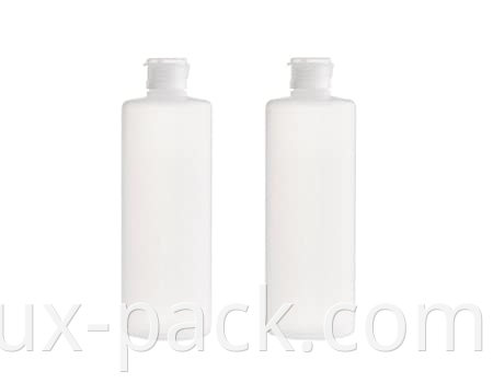 Transparent påfyllningsbar tom plast kosmetisk pressbar injektionsflaskor med flip cap toner lotion dusch gel schampo flaska